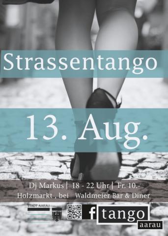 Flyer Milonga Aarau-Holzmarkt