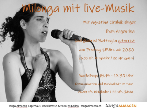 Der Workshop "Kommunikation & Musikalität im Paar" von 18.15 - 19.30 Uhr kostet pro Person: 20.00 CHF/€ Mitglieder / 25.00 CHF/€ Gäste.